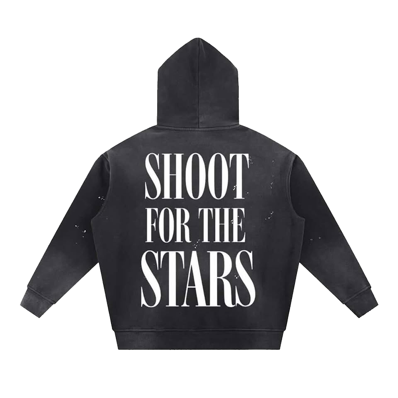 SHOOTFORTHESTARS | BLACK HOODIE